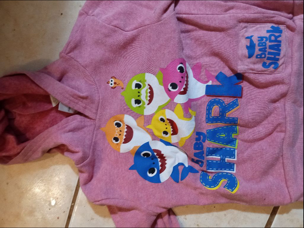Baby shark hoodie 4t